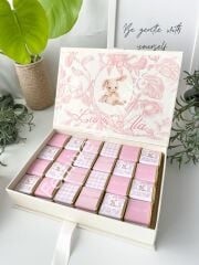 Mukavva Kurdeleli Dekoratif Çikolata Kutusu