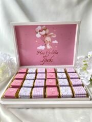 Karton Kutu Kız Bebek Çikolatası