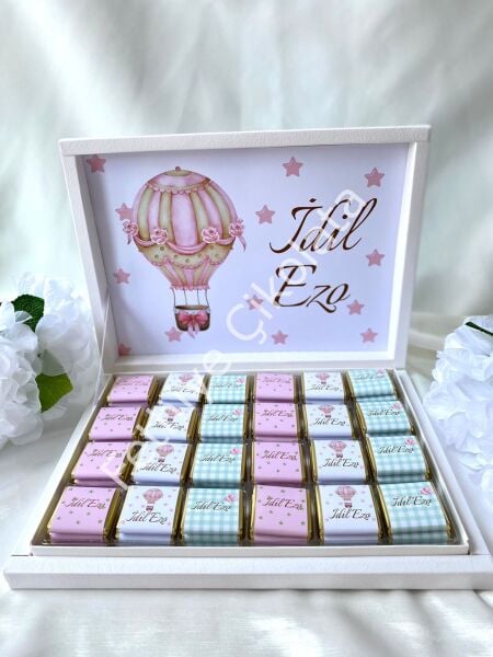 Karton Kutu Kız Bebek Çikolatası