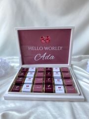 Karton Kutu Kız Bebek Çikolatası