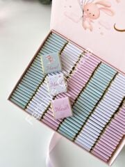 Mukavva Kurdeleli Dekoratif Çikolata Kutusu