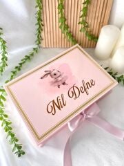 Mukavva Kurdeleli Dekoratif Çikolata Kutusu