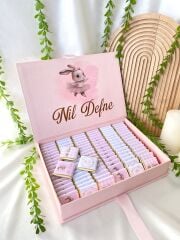 Mukavva Kurdeleli Dekoratif Çikolata Kutusu