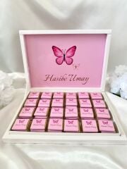 Karton Kutu Kız Bebek Çikolatası