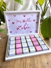 Karton Kutu Kız Bebek Çikolatası