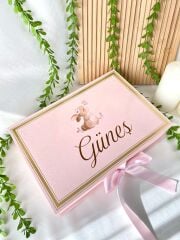 Mukavva Kurdeleli Dekoratif Çikolata Kutusu