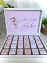 Karton Kutu Kız Bebek Çikolatası