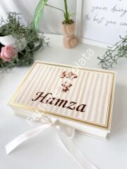 Mukavva Kurdeleli Dekoratif Çikolata Kutusu