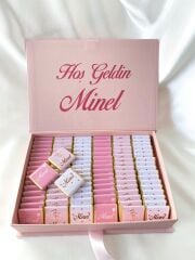 Mukavva Kurdeleli Dekoratif Çikolata Kutusu