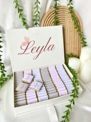 Mukavva Kurdeleli Dekoratif Çikolata Kutusu