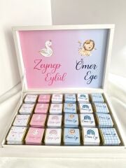 Karton Kutu Kız Bebek Çikolatası