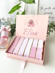 Mukavva Kurdeleli Dekoratif Çikolata Kutusu