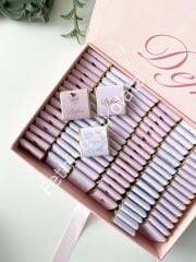 Mukavva Kurdeleli Dekoratif Çikolata Kutusu