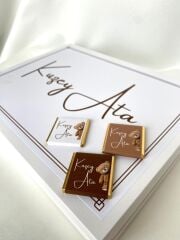 Karton Kutu Erkek Bebek Çikolatası