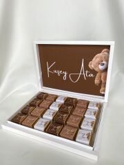 Karton Kutu Erkek Bebek Çikolatası