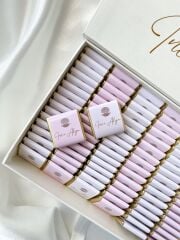 Mukavva Kurdeleli Dekoratif Çikolata Kutusu