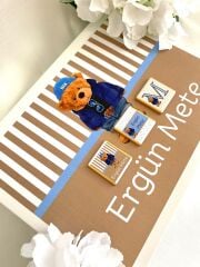 Karton Kutu Erkek Bebek Çikolatası