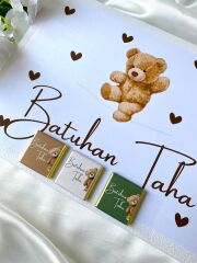 Karton Kutu Erkek Bebek Çikolatası