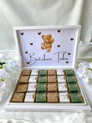 Karton Kutu Erkek Bebek Çikolatası
