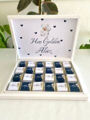 Karton Kutu Erkek Bebek Çikolatası