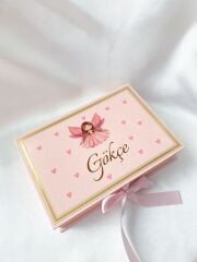 Mukavva Kurdeleli Dekoratif Çikolata Kutusu