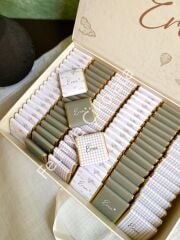 Mukavva Kurdeleli Dekoratif Çikolata Kutusu