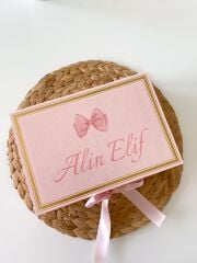 Mukavva Kurdeleli Dekoratif Çikolata Kutusu