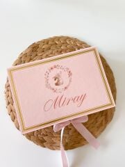 Mukavva Kurdeleli Dekoratif Çikolata Kutusu