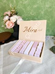 Mukavva Kurdeleli Dekoratif Çikolata Kutusu