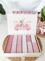 Mukavva Kurdeleli Dekoratif Çikolata Kutusu