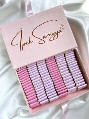 Mukavva Kurdeleli Dekoratif Çikolata Kutusu