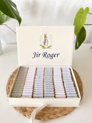 Mukavva Kurdeleli Dekoratif Çikolata Kutusu