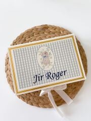 Mukavva Kurdeleli Dekoratif Çikolata Kutusu