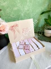 Mukavva Kurdeleli Dekoratif Çikolata Kutusu