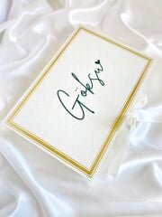 Mukavva Kurdeleli Dekoratif Çikolata Kutusu