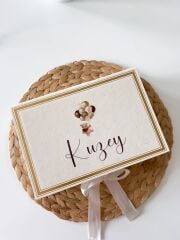 Mukavva Kurdeleli Dekoratif Çikolata Kutusu