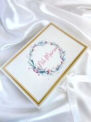 Mukavva Kurdeleli Dekoratif Çikolata Kutusu