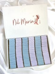 Mukavva Kurdeleli Dekoratif Çikolata Kutusu