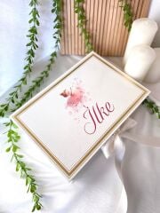 Mukavva Kurdeleli Dekoratif Çikolata Kutusu