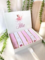 Mukavva Kurdeleli Dekoratif Çikolata Kutusu