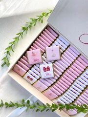 Mukavva Kurdeleli Dekoratif Çikolata Kutusu