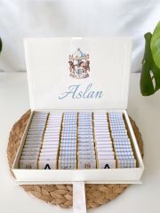 Mukavva Kurdeleli Dekoratif Çikolata Kutusu