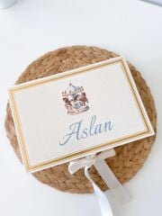 Mukavva Kurdeleli Dekoratif Çikolata Kutusu