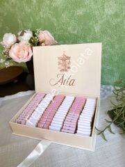 Mukavva Kurdeleli Dekoratif Çikolata Kutusu