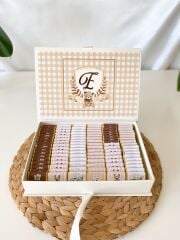 Mukavva Kurdeleli Dekoratif Çikolata Kutusu