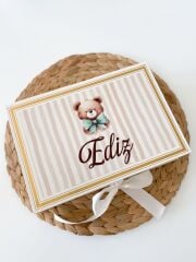 Mukavva Kurdeleli Dekoratif Çikolata Kutusu