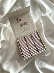 Erkek Bebek Mıknatıslı Kare Kutu