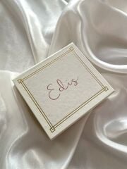 Erkek Bebek Mıknatıslı Kare Kutu