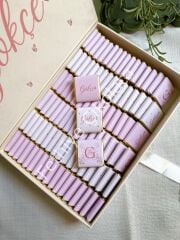 Mukavva Kurdeleli Dekoratif Çikolata Kutusu