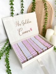 Mukavva Kurdeleli Dekoratif Çikolata Kutusu